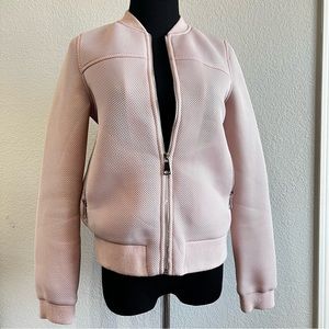 Textured blush pink sweater